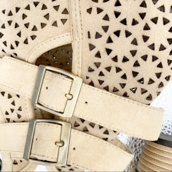 Mark New Laser Cut Out Ankle Boots SZ 10 - Picture 8 of 14